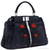Mink Fur Mini Peekaboo