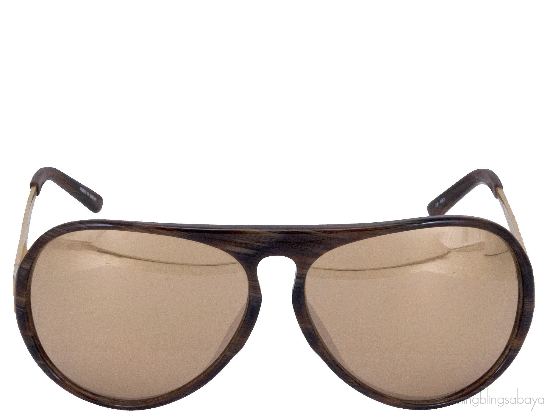 Gold Aviator Sunglasses