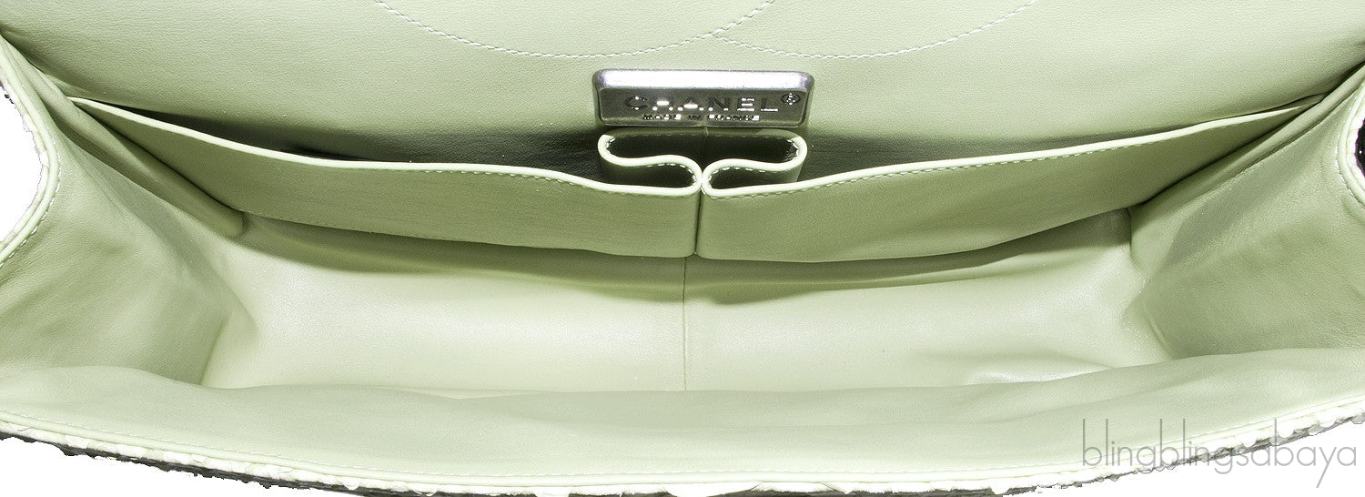 2.55 Reissue Jumbo Flap Bag Python