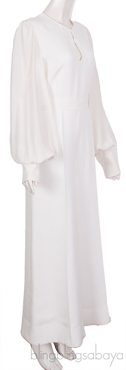 Ivory Long Sleeves Jumpsuit