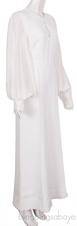 Ivory Long Sleeves Jumpsuit