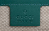 Gucci Bright Bit Green Patent Clutch