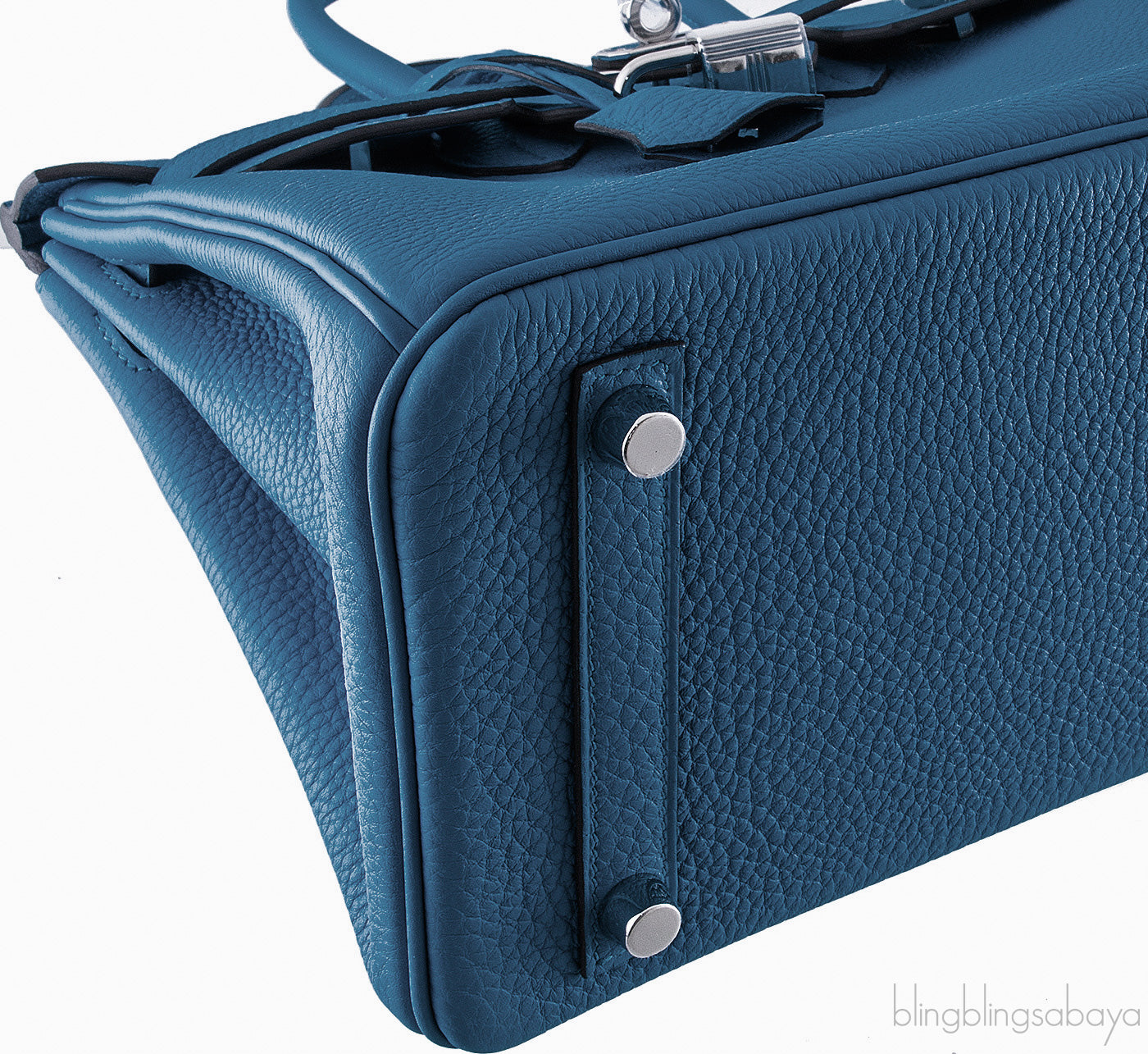Kelly 32 Retourne Bleu Cobalt Togo