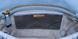 Periwinkle Matelasse Leather Clutch