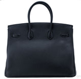 Birkin 35 Black Togo GHW