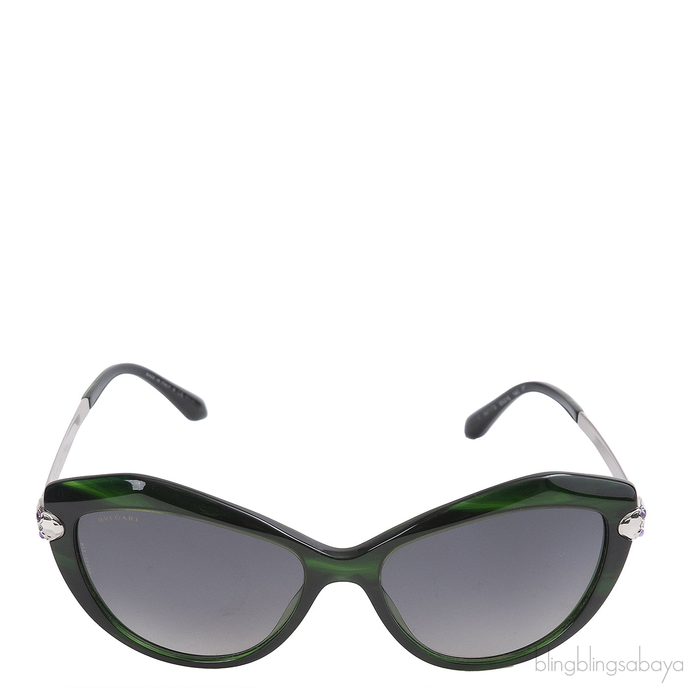 Bvlgari BV8186KB-827-T3 Polarized Green Sunglasses