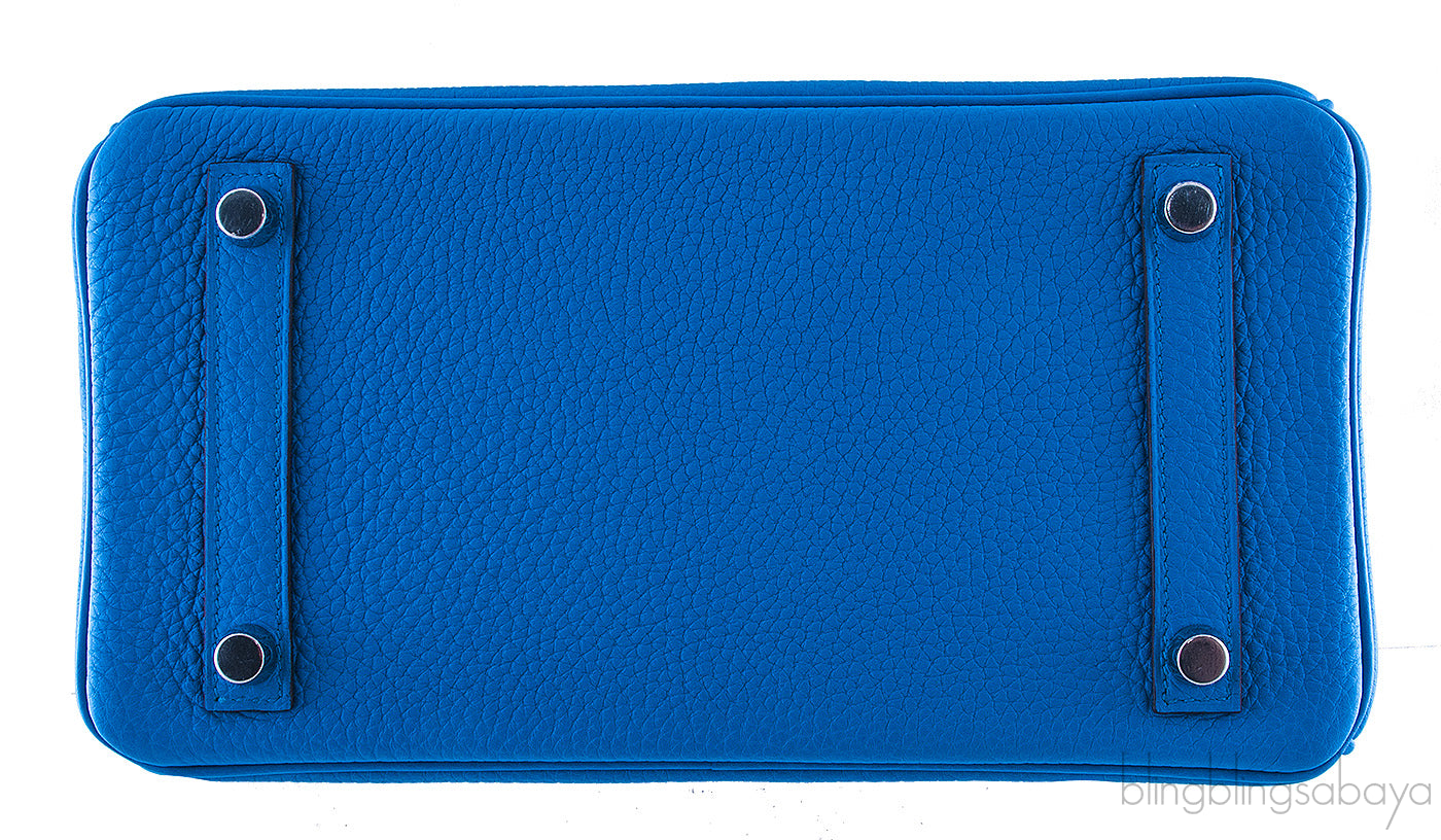 Birkin 25 Togo Bleu Zanzibar*