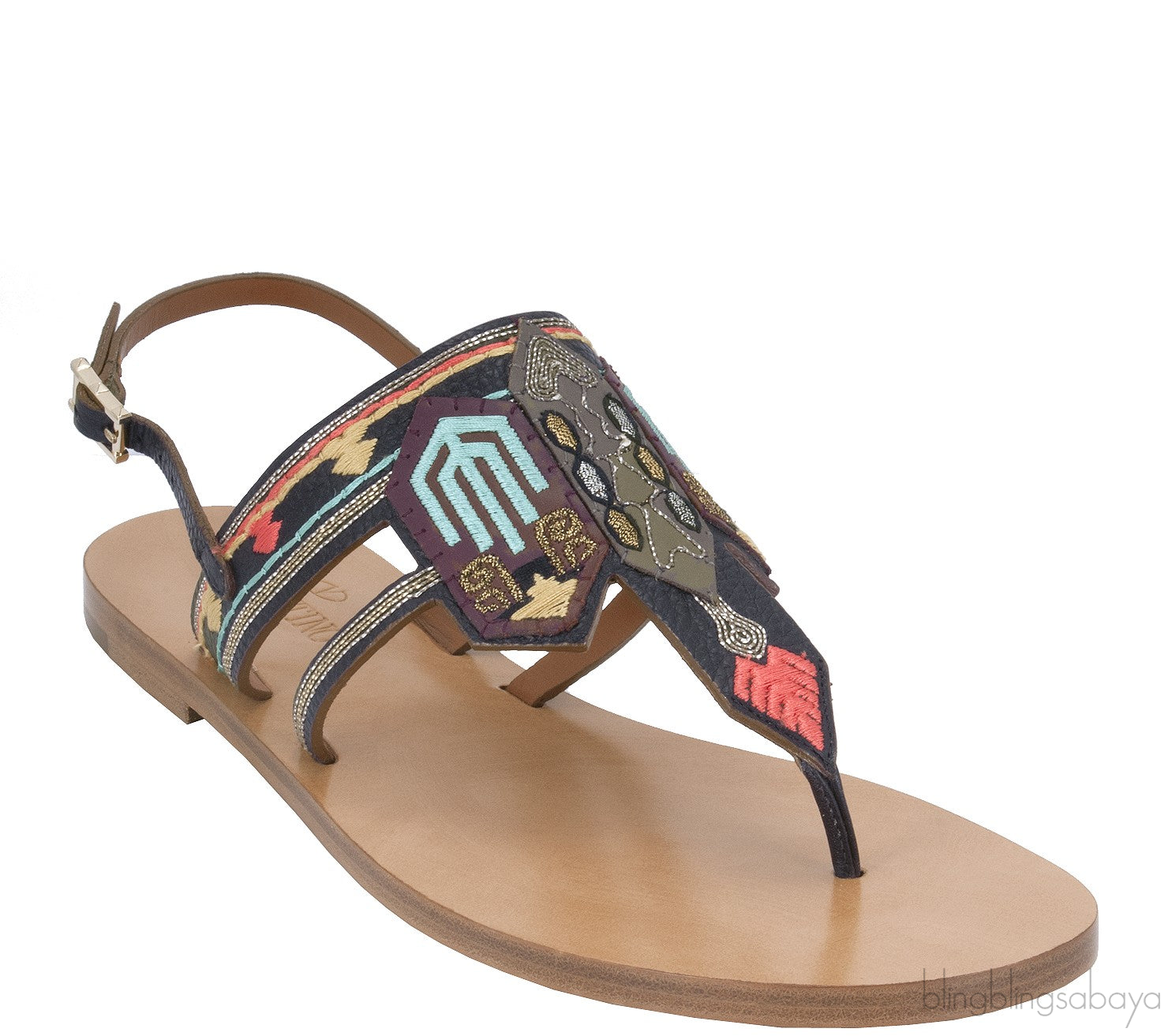 Valentino Garavani Multi-color Slip On Sandals