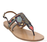 Multi-color Slip On Sandals