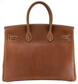Birkin 35 Fauve Barenia PHW