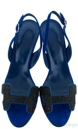 Night 70 Blue Slingback Sandals