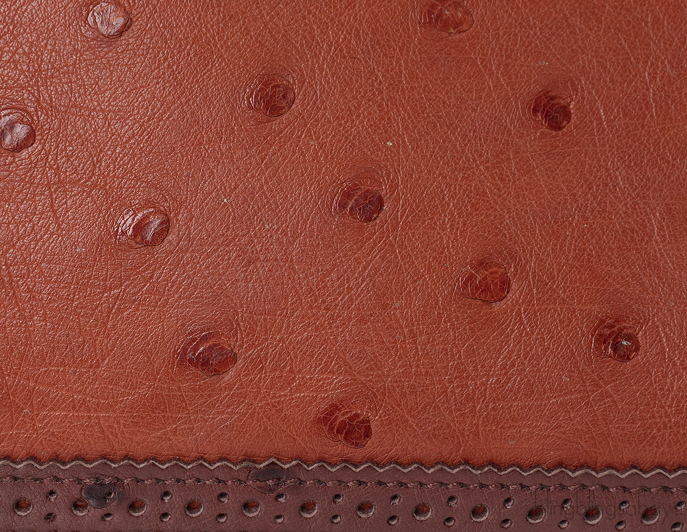 Hermes Kelly 32 Ghillies Rouge H Sunset and Brique Ostrich Bag