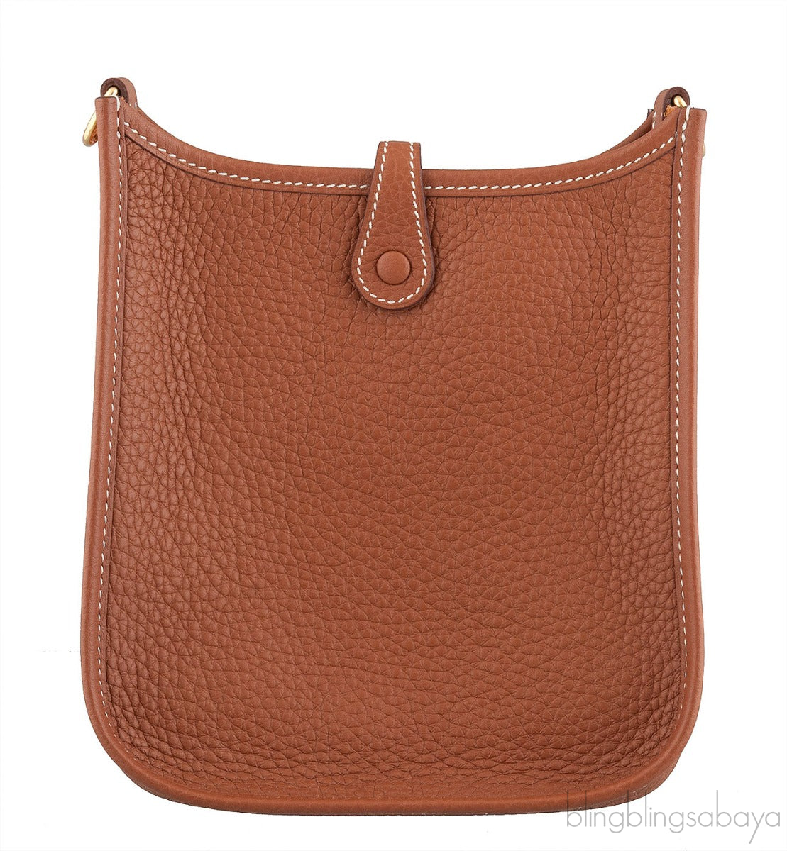 Mini Evelyne Gold Crossbody Bag