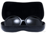 Oversized Black CC Sunglasses