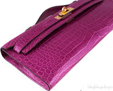 Kelly Cut Fuchsia Pink Crocodile
