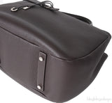 Loro Piana Charcoal Grey Top Handle Bag