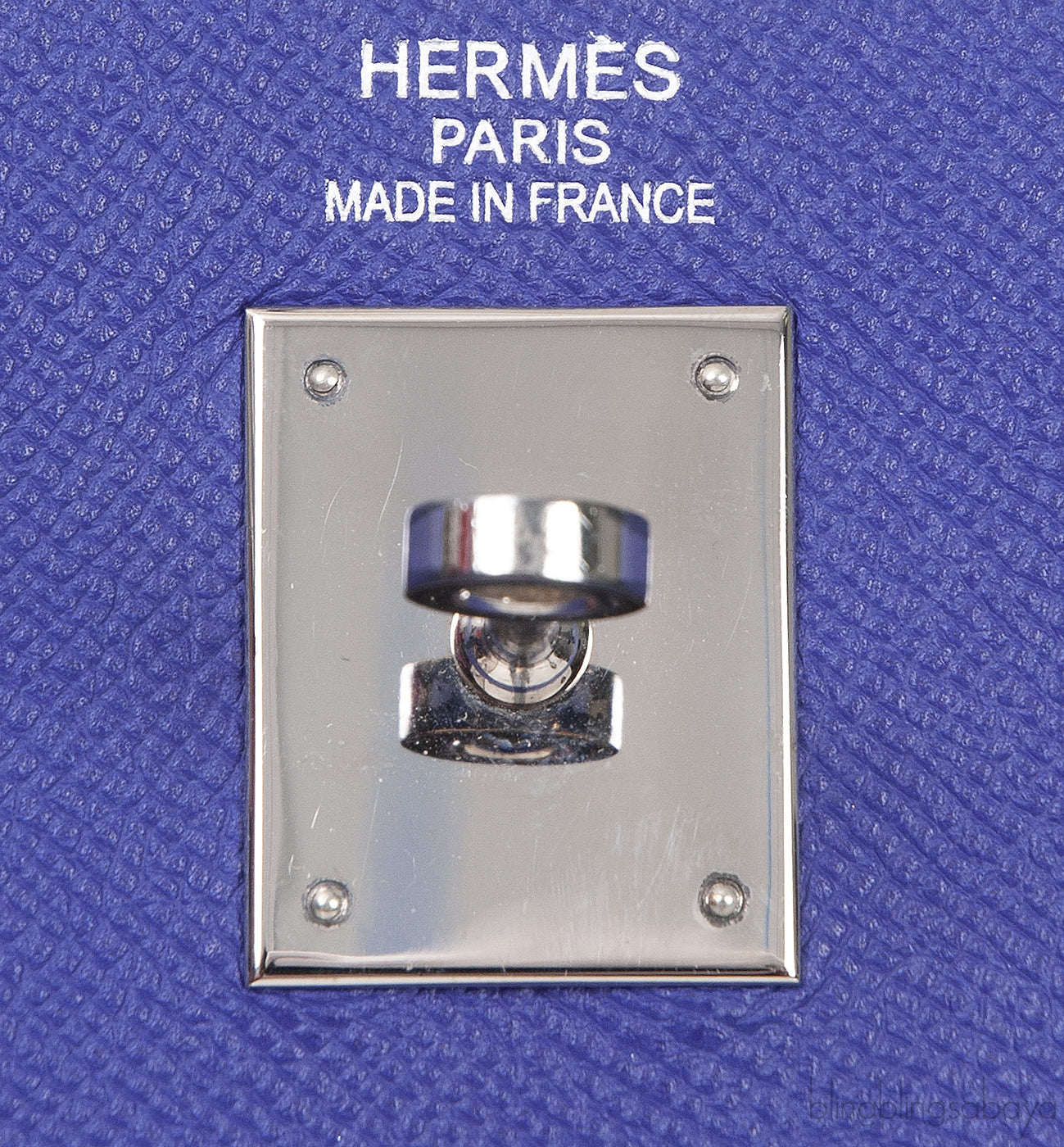 Kelly 35 Blue Iris Epsom Retourne PHW