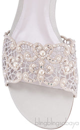 Crochet Slip-on Flat Sandals