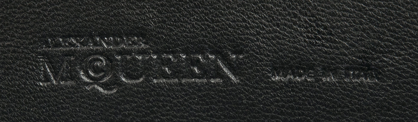 Alexander McQueen Skull Fabric Embellished Hard Clutch