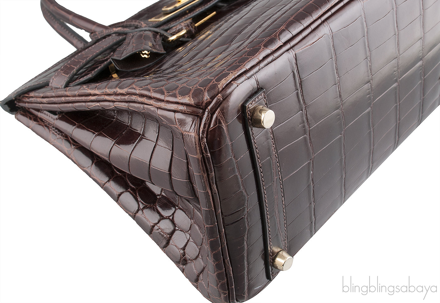Birkin 30 Dark Brown Crocodile