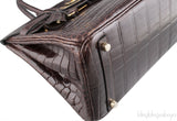 Birkin 30 Dark Brown Crocodile