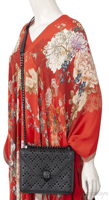X Nicholas Kirkwood Black Serpenti Forever Crossbody Bag