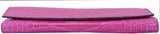 Bi-color Crocodile Leather Clutch*