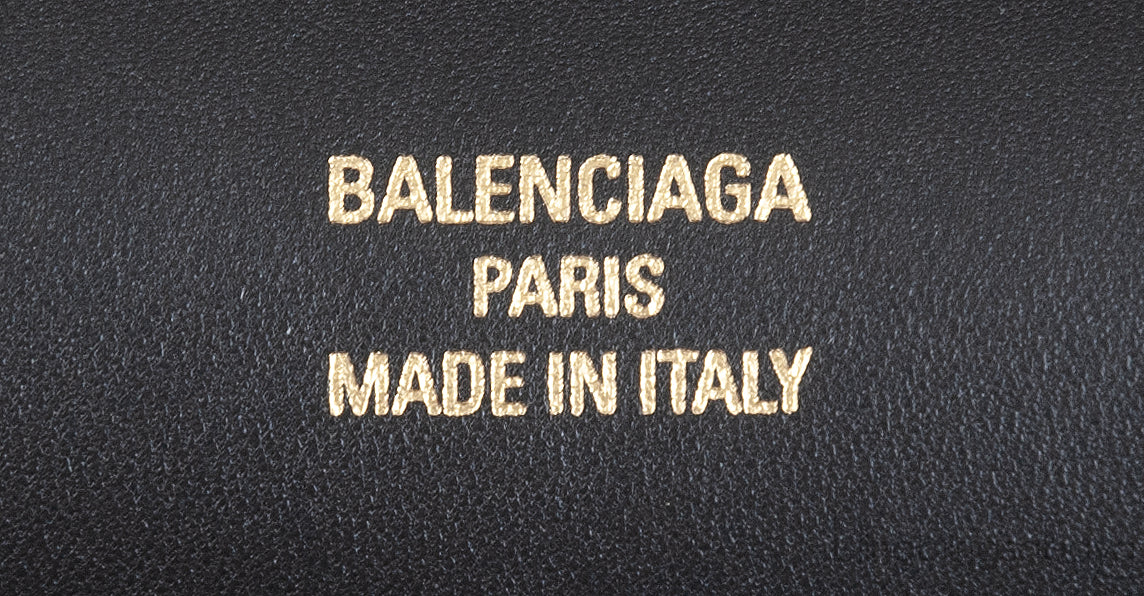 BALENCIAGA BLACK MEDIUM RODEO HANDBAG
