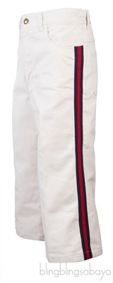 Off-white Cropped Jeans
