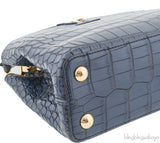 Blue Capucines Crocodile BB