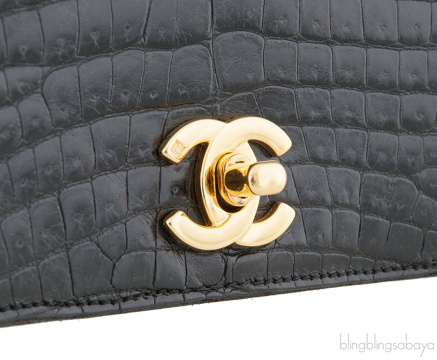 Vintage Crocodile WOC Clutch