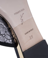 Ruby Black Lace Sandals