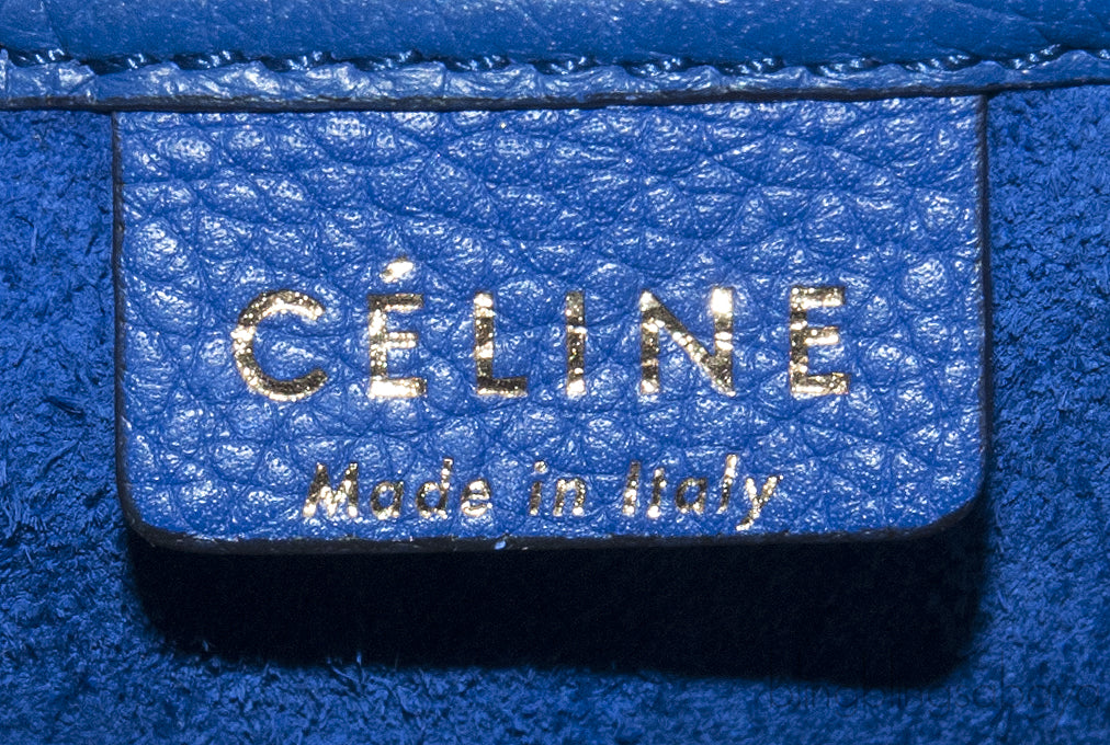 Blue Nano Luggage Shoulder Bag