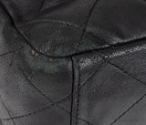 Black Quilted Classic Maxi Flap Bag