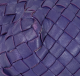 Purple Intrecciato Small Pouch