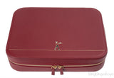 Cartier Travel Jewelery Box Leather Diabolo Red