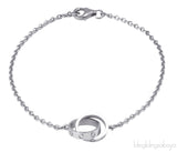 White Gold LOVE Bracelet