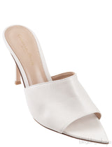 White Alise Leather Sandals