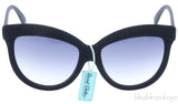 Cat Eye Velvet Sunglasses