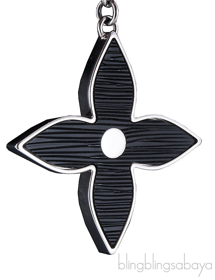 Black Fleur D\'Epi Bag Charm