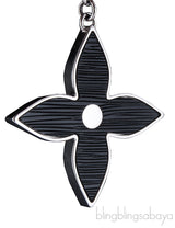 Black Fleur D\'Epi Bag Charm