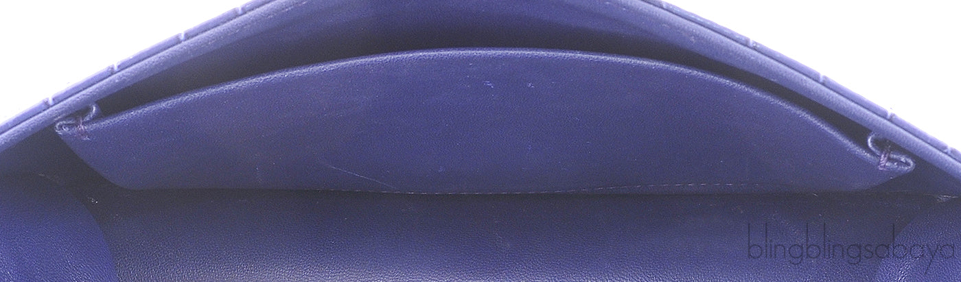 Diorama Crocodile Blue Flap Bag