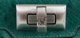Green Ostrich Jade Handle Bag