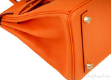 Birkin 25 Orange GHW