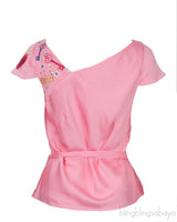 Pink Asymmetrical Top