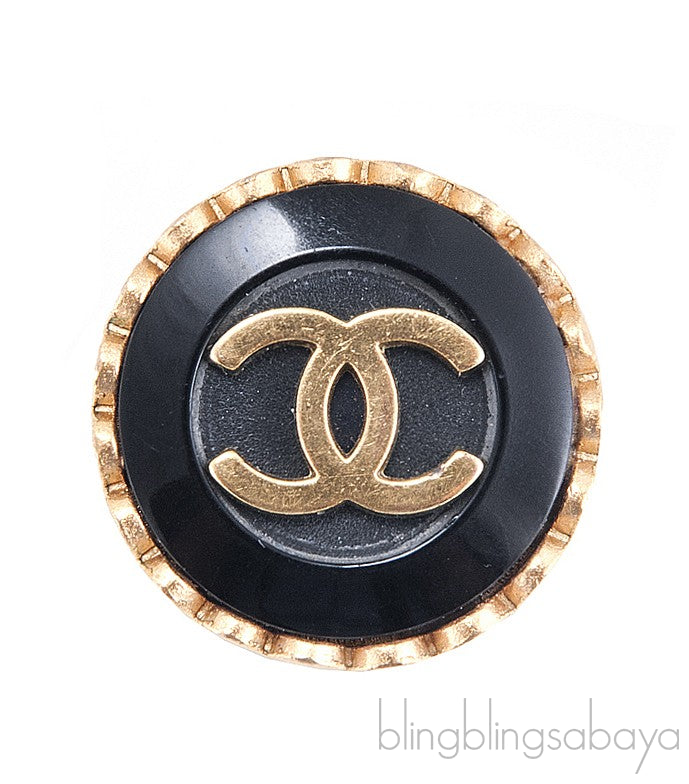 CC Logo Vintage Clip Earrings