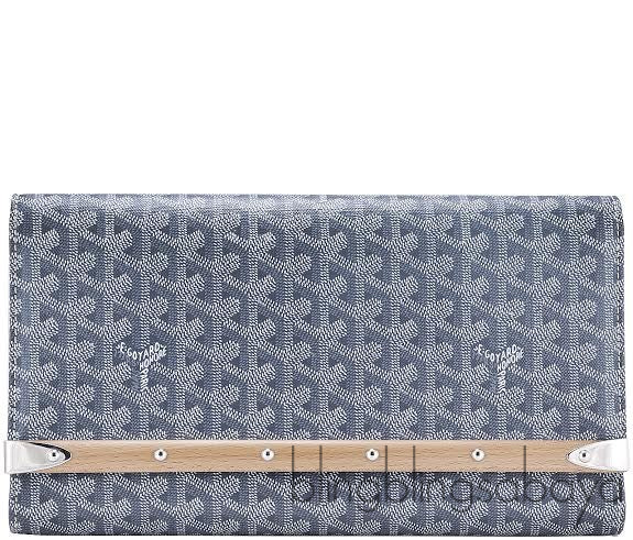 Toile Grise Bois Clutch