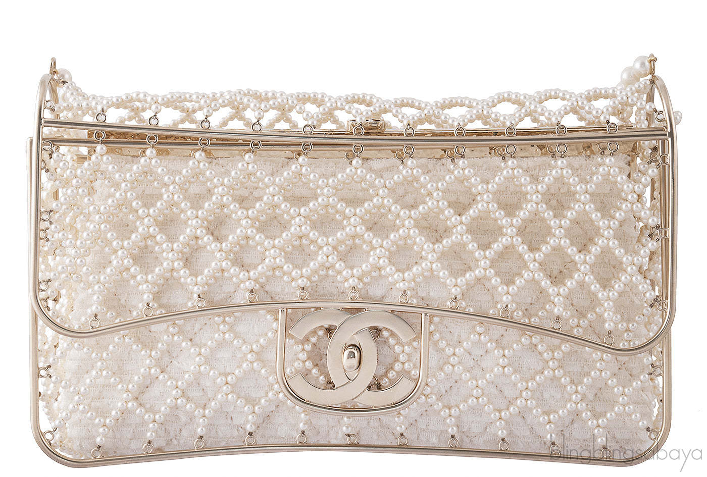 Cage Pearl Classic Flap Bag