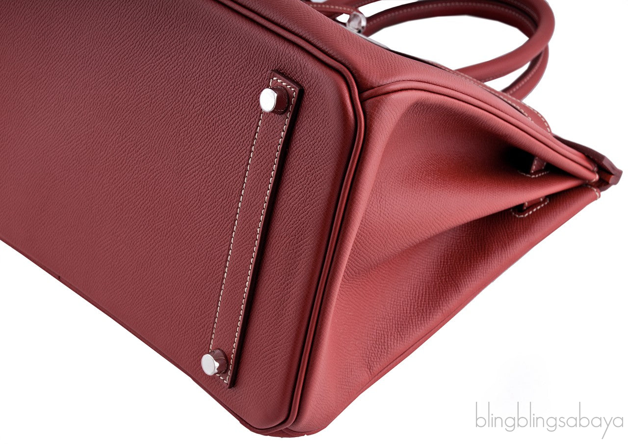 Birkin 35 2tones Brick Orange Epsom