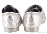 CC Silver Lace Up Cap Toe Shoes